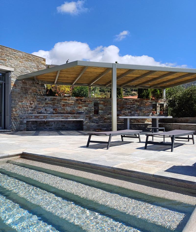 Πέργκολες στην Άνδρο